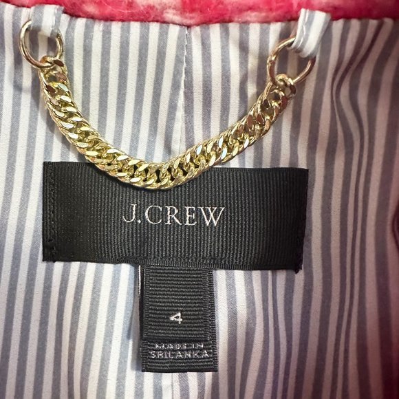 J. Crew Diamond Tweed Coat Size 4 - Picture 5 of 8